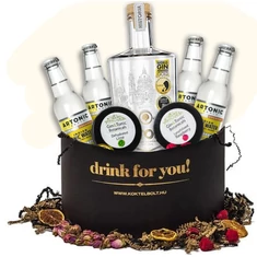 Drink For You ajándékcsomagok kerek díszdobozban