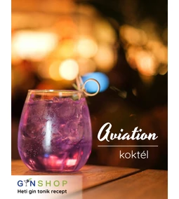 Gyönyörű, gines és nagyon lila, mi az? - Készítsd el Te is az Aviation koktélt!