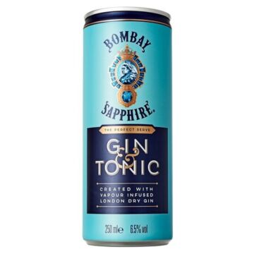 Bombay Sapphire Gin &amp; Tonic 0,25L 6,5%