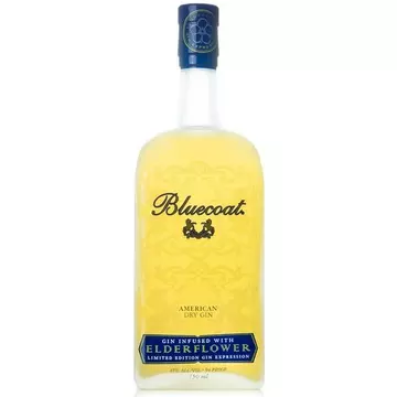 Bluecoat Elderflower (bodzás) gin 47% 0,7