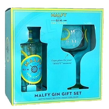Malfy Gin con Limone - 0,7L (41%) pdd.+pohár
