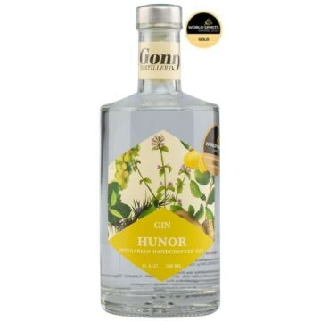 GONG Hunor Dry Gin - 41% 500 ml