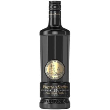 Puerto de Indias Premium Black Edition Gin - 0,7L (40%) 