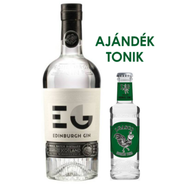 Edinburgh Gin 0,7L 43% + ajándék J.Gasco Uborkás tonik
