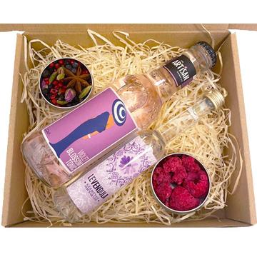 Mini Levendula Gin Tonik szett Violet  tonikkal és ginfűszerekkel