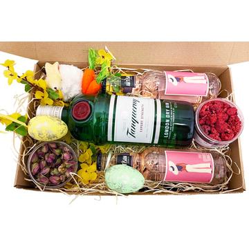 Húsvéti Tanqueray Gin Tonik szett Papír díszdobozban