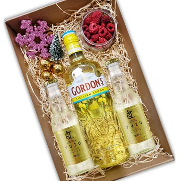 Karácsonyi Gordons Lemon ajándékcsomag díszdobozban