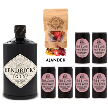 Hendricks gin szett ajándék ginfűszerrel