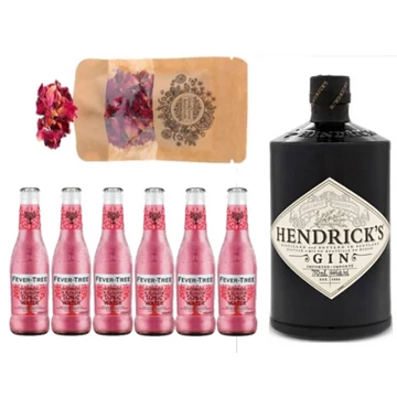 Hendricks Gin Tonik szett ajándék Rózsaszirommal
