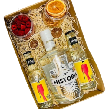 Historia Classic gin tonik csomag feliratos díszdobozban