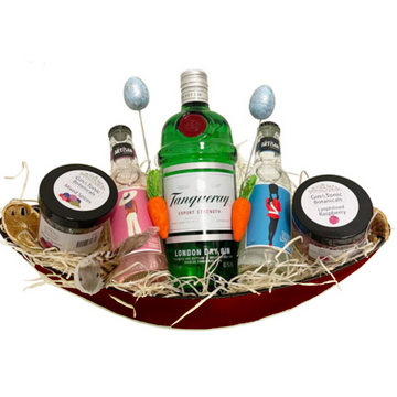 Húsvéti Tanqueray Gin Tonik Szett dísztálban