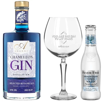 Esküvői színváltós gin&tonik ceremónia szett