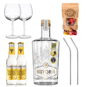 Historia Gines csomag ajándék ginfűszerrel