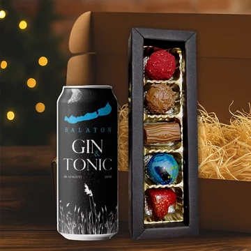 Balaton gin tonik csomag bonbonnal - ajándék kuponnal