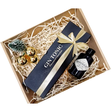 Karácsonyi Mini Hendricks gin és gin tonik csokoládé szett