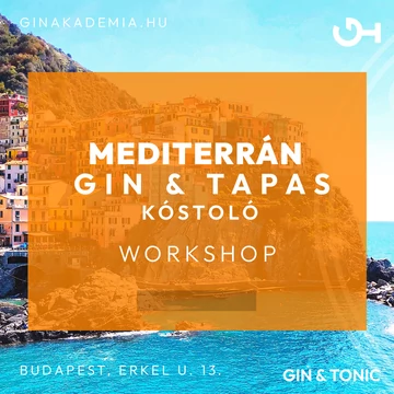 Mediterrán Gin és spanyol sonka kóstoló Workshop március 19.