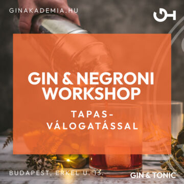 Ginkóstoló & Negroni workshop tapas válogatással Február 8.