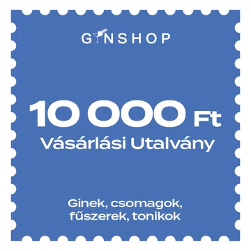 GinShop vásárlási utalvány 10.000Ft értékben