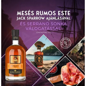 Mesés rumos este Jack Sparrow ajánlásával és Serrano sonka válogatással június 4.