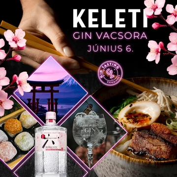Keleti Gin vacsora június 6.