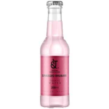 &amp;T Sunkissed Rhubarb Tonic Water 200ml