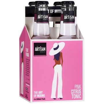 Artisan Pink Grapefruit Tonik 4x200ml ajándék hordozható dobozban