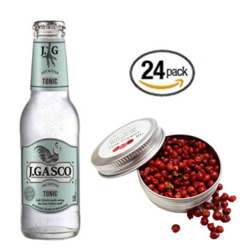 24 db J Gasco Dry Tonik szett Ajándék Rózsabors ginfűszerrel