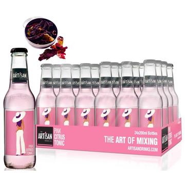 24 db Artisan Pink Grapefruit Tonik 200ml Ajándék Hibiszkusz virággal