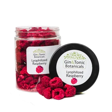 Gin Tonic Botanicals közepes tégelyben liofilizált Egész Málna 35 gr