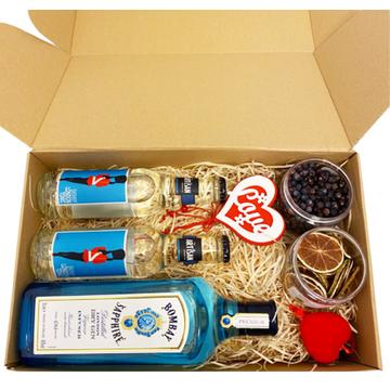 Nőnapi Bombay Gin tonik szett díszdobozban