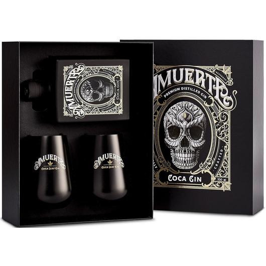 Amuerte Coca Leaf Black Edition Gin dd. + 2 pohár 0,7L 43%