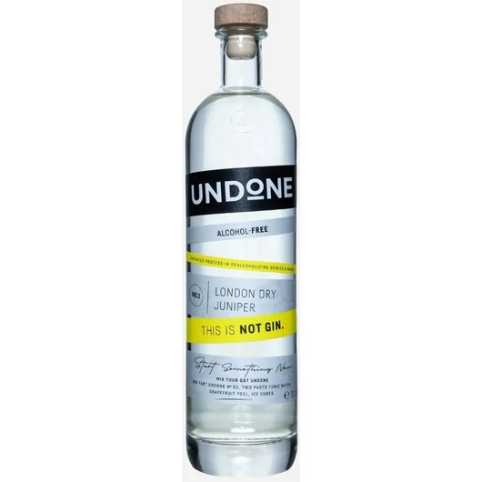 Undone No. 2 London Dry Juniper | Not Gin 0,7L 0% - alkoholmentes