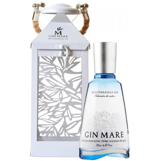 Gin Mare Mediterranean Gin 0,7L 42,7% fém lámpásban