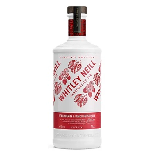 Whitley Neill Strawberry-Pepper (Eper-Bors) Gin 0,7 43%