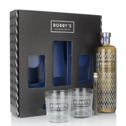 Bobby's Gin - 0,7L (42%) dd. + 2 pohár, Schiedam Dry Gin