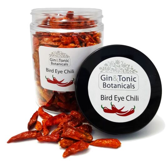 Gin Tonic Botanicals közepes tégelyben Szárított Madárszem Chili Egész 60 gr