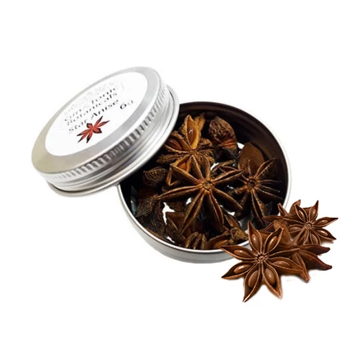 Gin Tonic botanicals mini fém tégelyben, csillagánizs egész 6gr