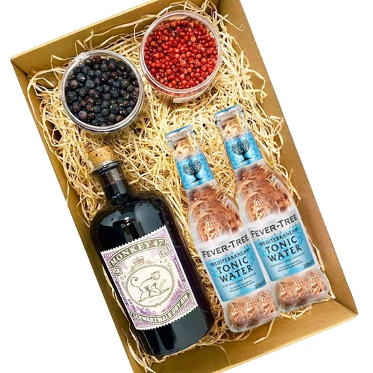 Monkey 47 Gin Tonik szett Díszdobozban Ginfűszerrel