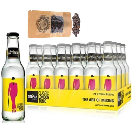 24 db Artisan Classic London Tonic 200ml Ajándék boróka bogyóval