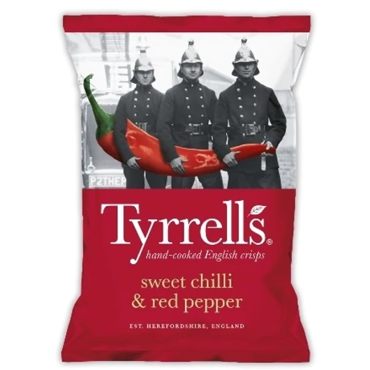 Tyrrell's Burgonyachips - Édes chilivel és paprikával (40g) 