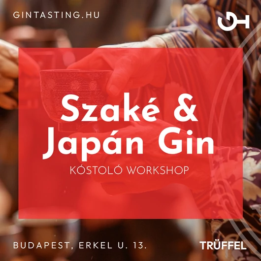 Japán Gin és Sake kóstoló est Sushi válogatással április 4.
