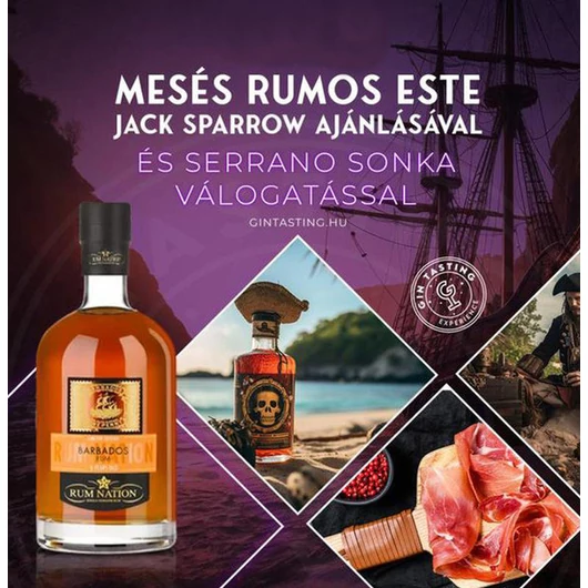 Mesés rumos este Jack Sparrow ajánlásával és Serrano sonka válogatással június 4.