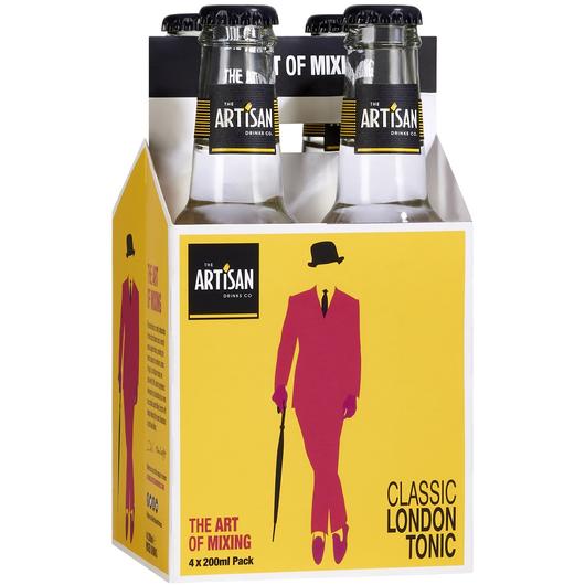 Artisan Classic London Tonik 4x200ml ajándék hordozható dobozban