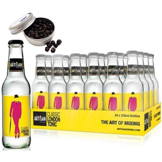 24 db Artisan Classic London Tonic 200ml Ajándék boróka bogyóval