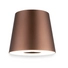 Kép 4/8 - One-Light asztali LED-es tölthető, palackra helyezhető lámpa bronz színű