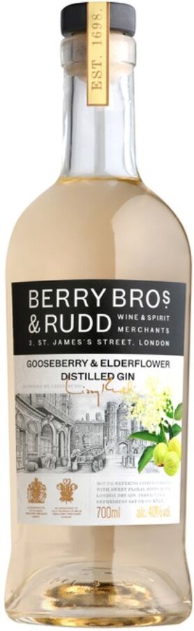 Berry Bro's & Rudd Elderflower & Gooseberry Gin 0,7L 40%