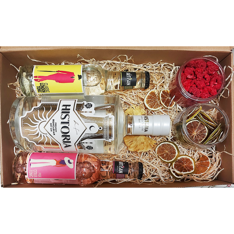 Historia Gin Tonik szett díszdobozban ginfűszerrel 0,7l 42%